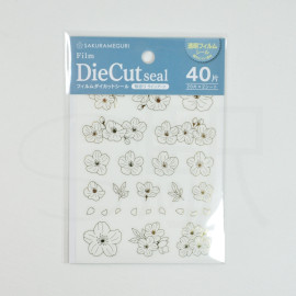 Kyowa Kraft Tracing Die-Cut Seal (Petite Flowers) 62-A52